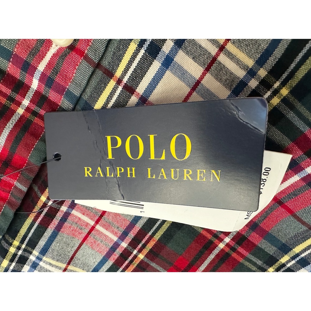 NWT $138 Polo Ralph Lauren Mens 4XB Pony Plaid Oxford Button Down Shirt Big - Picture 3 of 11